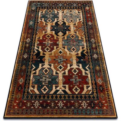 RugsX Rohan Wool Carpet - Light Ruby Red - Vintage Style RugsX Rohan Wool Carpet - Light Ruby Red - Vintage Style