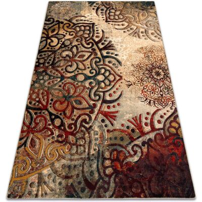 Rugsx - Wool Rug Polonia Boho Red Vintage 300x400cm Rugsx - Wool Rug Polonia Boho Red Vintage 300x400cm