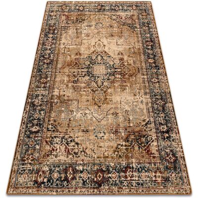 Rugsx - Wool Rug Dark Green Beige 200x300cm - Rug Rugsx - Wool Rug Dark Green Beige 200x300cm - Rug