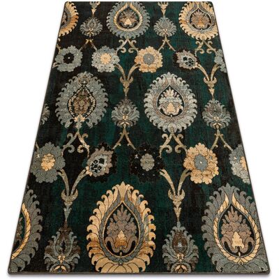 Łuszczów Wool Carpet - Olivo Ornament Patyna Green - Vintage 200x300cm Łuszczów Wool Carpet - Olivo Ornament Patyna Green - Vintage 200x300cm