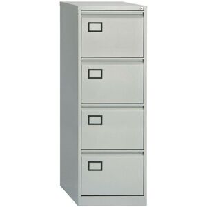 4 Drawer Foolscap Filing Cabinet AOC4 - Goose Grey - Bisley