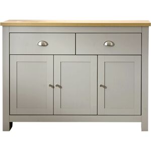 Lancaster Large Sideboard Grey - GFW