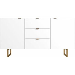 OUT & OUT ORIGINAL Out&out Original - out & out Seattle - White Large Modern Sideboard - 135cm