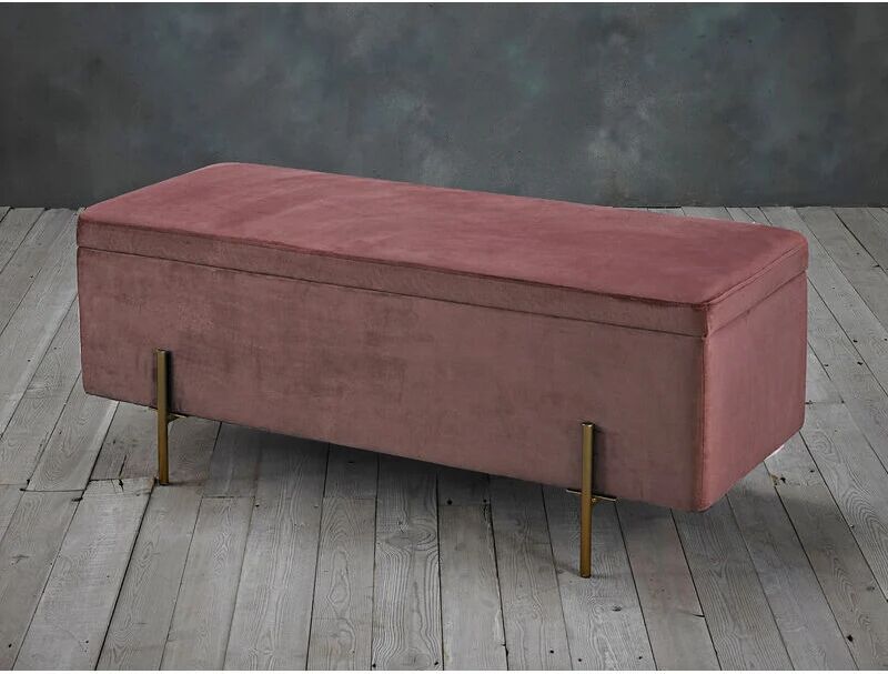 Lpd Furniture - Lola Storage Ottoman Pink