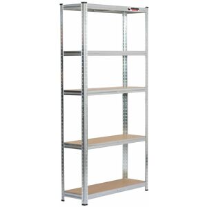 Rhino Racking - 10 Bays 180 x 90 x 30cm Galvanised 5 Tier Boltless Heavy Duty Garage Shelving Unit 1000kg Load Weight