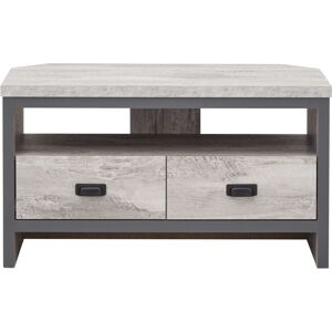 Boston Corner tv Unit Grey - GFW