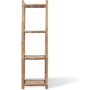 BERKFIELD HOME 4-Tier Square Bamboo Shelf