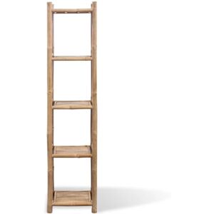 Berkfield Home - 5-Tier Square Bamboo Shelf