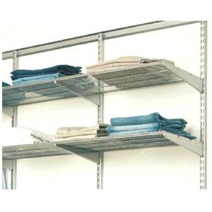 Elfa A Place For Everything - 60cm x 40cm Elfa Ventilated Shelf (450380) - Platinum