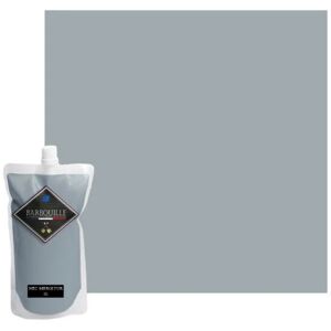 Barbouille - Acrylic paint washable satin For walls, ceilings, furniture and wood - 1L - Gris Nec mergitur