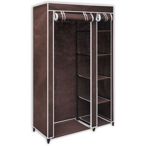 Bloomsburymarket - Avant 110cm Wide Portable Wardrobe by Bloomsbury Market - Brown