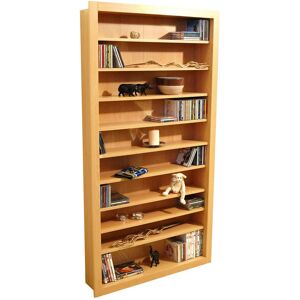 WATSONS Baltimore - Large 730 cd / 300 dvd / Blu-ray / Media Storage Shelves - Beech - Beech