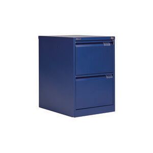 2 Drw Filing Cab Blue - Bisley