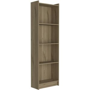 NETFURNITURE Brooks 4 Shelf Bookcase - Blaeached Pine