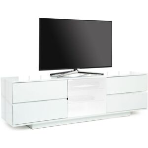 Centurion Supports - avitus ultra White BeamThru Gloss Finish with 4-White Drawers & White Door 32-65 Flat Screen tv Cabinet