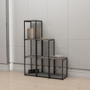 SSB FURNITURE Cube-a Bookshelf / Bookcase with metal frame