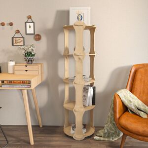 Yuvar 5-tier mdf Bookcase Bookshelf Shelving Unit - Decorotika