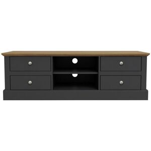 Lpd Furniture - Devon tv Unit Charcoal