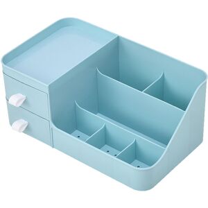 PESCE Drawer type cosmetic storage box shelving blue