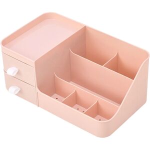 PESCE Drawer type cosmetic storage box shelving pink