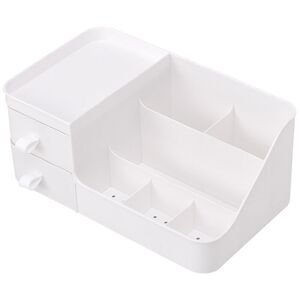 Pesce - Drawer type cosmetic storage box shelving white