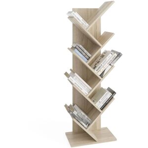 Berkfield Home - fmd Standing Geometric Bookshelf Oak
