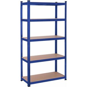 SONGMICS Garage Shelving, 5-Tier Storage Rack, 180 x 90 x 40 cm, Max. Load 875 kg (175 kg per Tier), Shelving Unit, Adjustable Shelves, Reinforced Steel