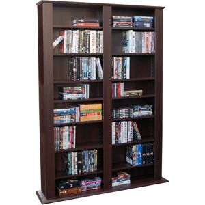 WATSONS Genesis - Multimedia 1060 cd / 420 dvd Blu-ray Storage Shelves - Dark Oak - Dark Oak