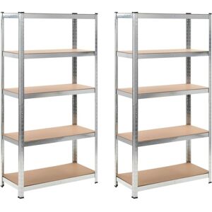 Sweiko - Heavy-duty Storage Rack 2 pcs VDTD15332