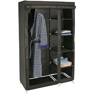 BERKFIELD HOME HI Wardrobe 110x46x178 cm Fabric Black