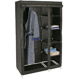 BERKFIELD HOME Hi Wardrobe 110x46x178 cm Fabric Black