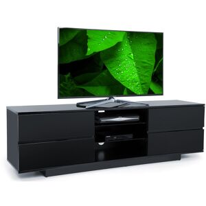Avitus Gloss Black Designer Stand upto 65inch Flat Screen led and lcd tv Cabinet - Homeology