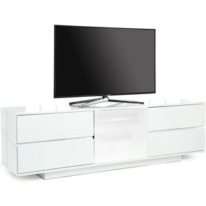 Homeology - avitus ultra White BeamThru Gloss Finish with 4-White Drawers and White Door 32-65 Flat Screen tv Cabinet