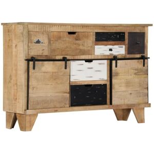 Sideboard 140x38x90 cm Solid Mango Wood - Hommoo