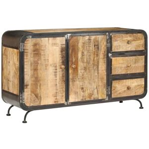 Sideboard 140x40x80 cm Solid Mango Wood VD13655 - Hommoo
