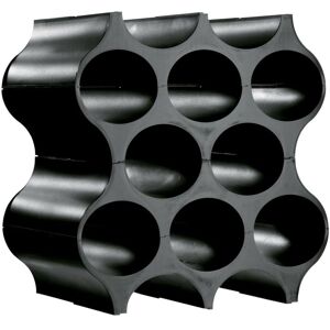 A Place For Everything - Honeycomb Wine Bottle Rack - Black