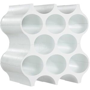 A Place For Everything - Honeycomb Wine Bottle Rack - White