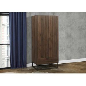 Birlea - Houston 2 Door 1 Drawer Wardrobe