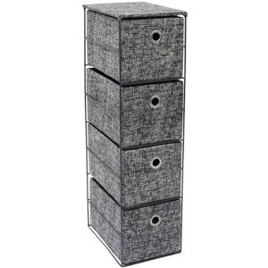 JVL Urban Paper 4 Drawer Storage Unit