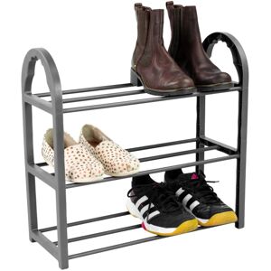 3 Tier Shoe Rack Compact Space Saving Storage -Up to 10 Pairs - KCT