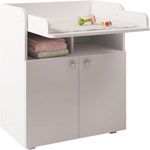 Kidsaw - Kudl Kids Changing Board Cupboard with Storage 1270 - White