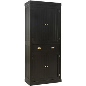 Costway - Kitchen Pantry Cabinet Freestanding Buffet Cupboard w/ 2-Door Cabinets & Drawer