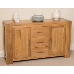 MODERN FURNITURE DIRECT Kuba Solid Oak Large Sideboard