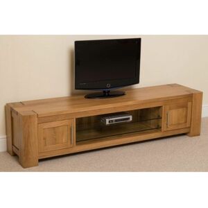 MODERN FURNITURE DIRECT Kuba Solid Oak Widescreen tv Cabinet