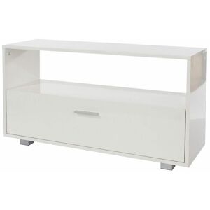 NETFURNITURE Lanny Flatscreen tv Unit - White - White