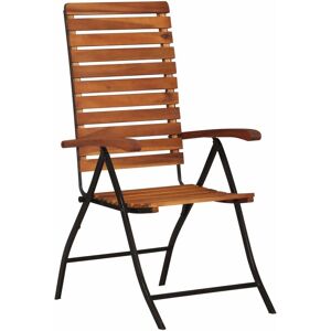 Lular Reclining Garden Chair by Dakota Fields - Brown