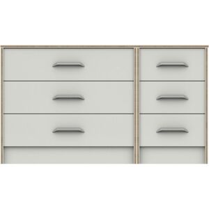 Netfurniture - Marianne 3 Drawer Double Chest Fully Assembled White - White