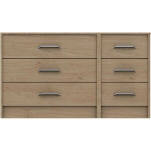 Netfurniture - Marianne 3 Drawer Double Chest Fully Assembled Oak - Oak