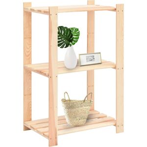 Berkfield Home - Mayfair 3-Tier Storage Rack 60x38x90 cm Solid Pinewood 150 kg