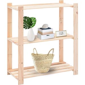 Berkfield Home - Mayfair 3-Tier Storage Rack 80x38x90 cm Solid Pinewood 150 kg